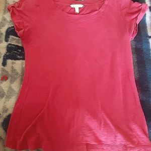 Banana Republic red cotton tee